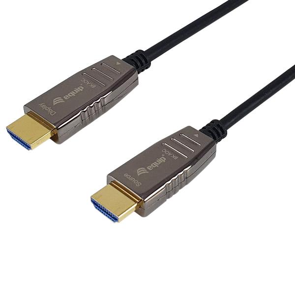 foto del prodotto equip 119452 cavo ottico attivo hdmi 2.1, 20 m, 8k 60hz, 4k 120hz