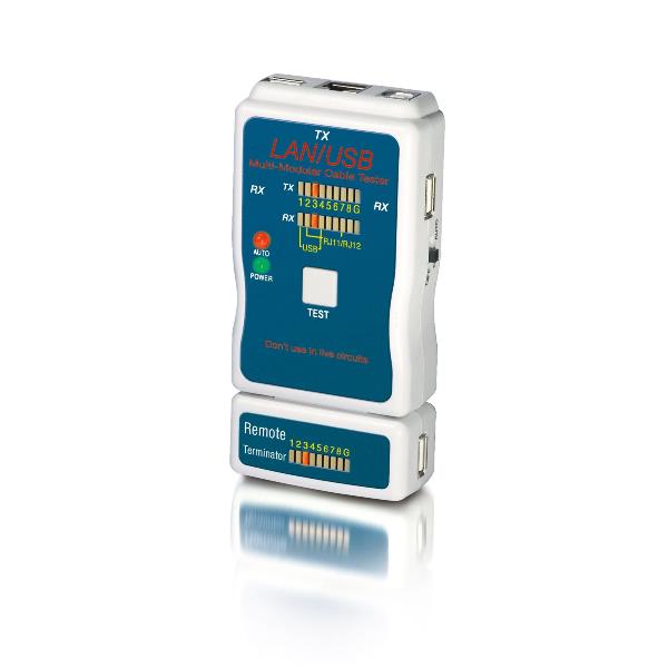 foto del prodotto equip 129964 tester per cavo di rete verde, grigio