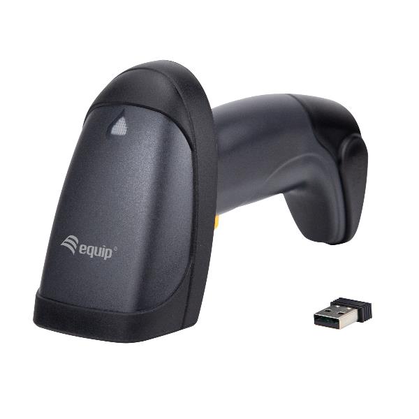 foto del prodotto equip 351023 lettore di codici a barre lettore di codici a barre portatile 1d led nero
