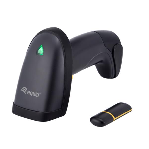 foto del prodotto equip 351024 lettore di codici a barre lettore di codici a barre portatile 1d 2d led nero