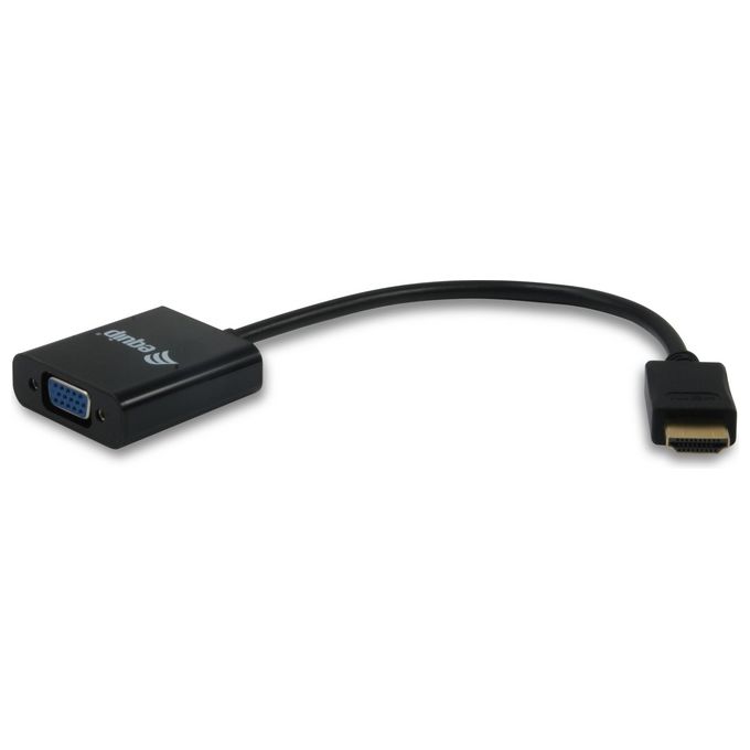 foto del prodotto equip cavo di interfaccia e adattatore hdmi vga nero