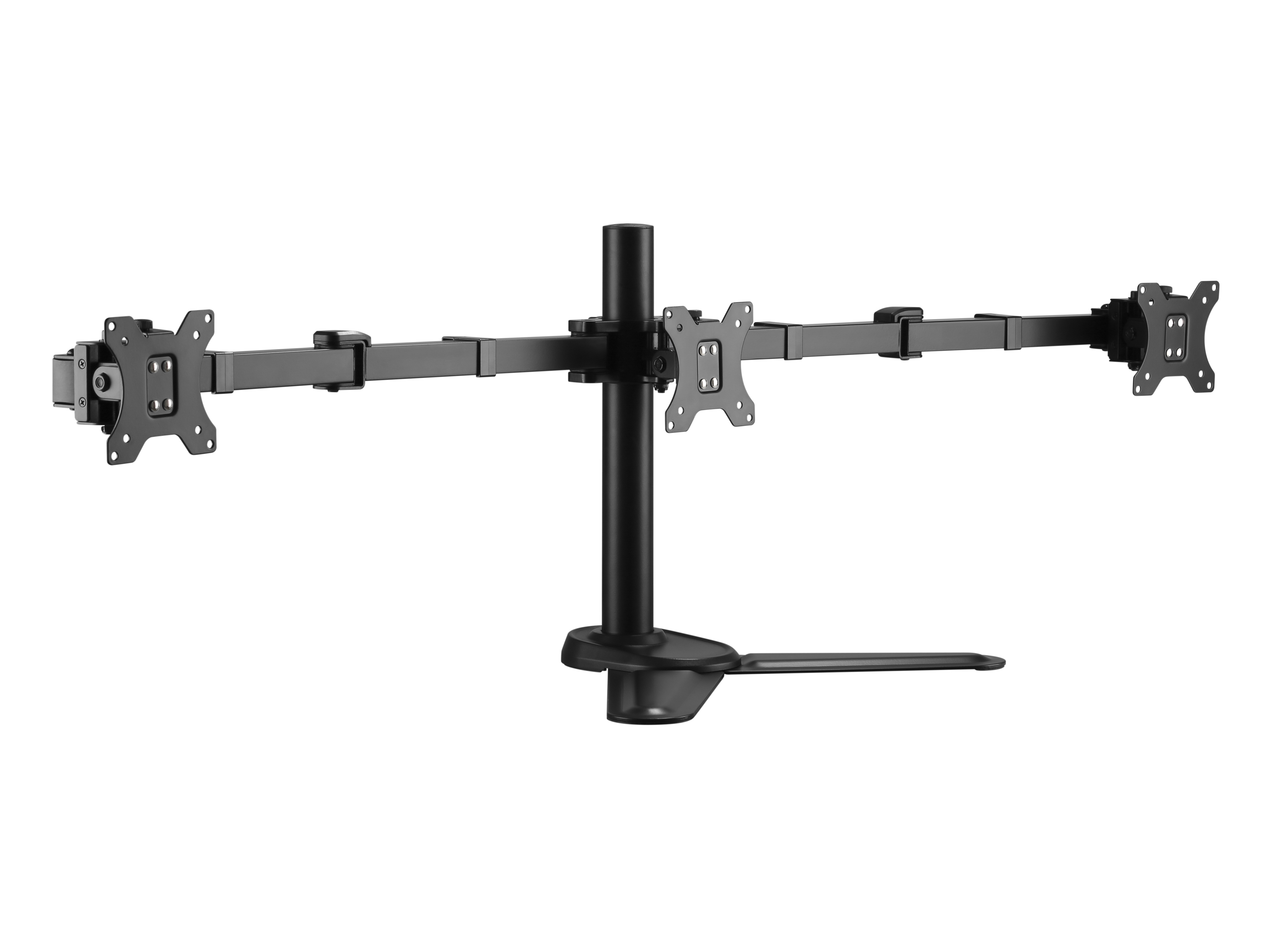 foto del prodotto equip supporto da tavolo articolato per tre monitor da 17 a 27 