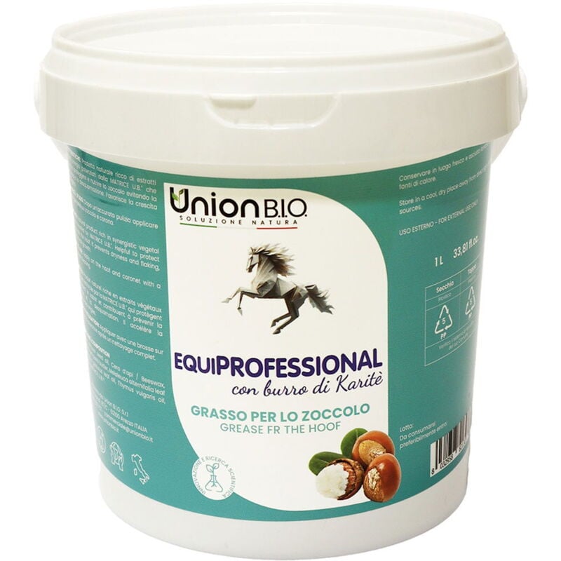 foto del prodotto equiprofessional grasso naturale per lo zoccolo dei cavalli 1000 ml