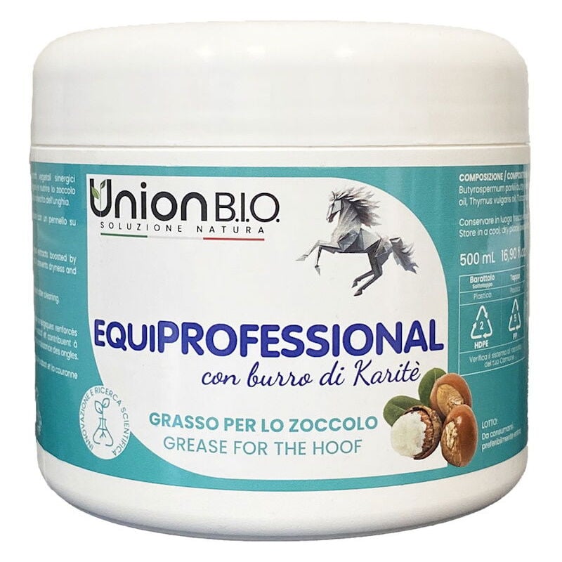 foto del prodotto equiprofessional grasso naturale per lo zoccolo dei cavalli 500 ml