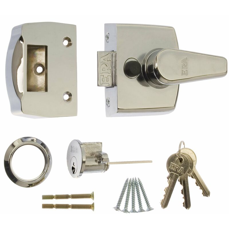 foto del prodotto era serratura per massima sicurezza, effetto cromato, 40 mm