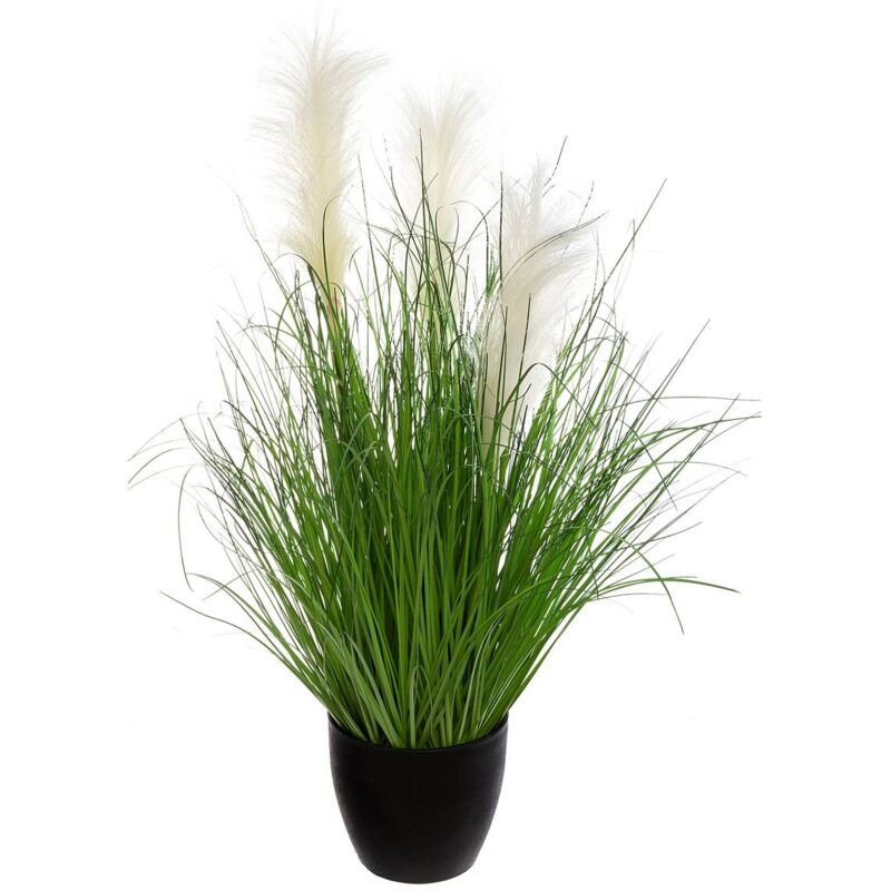 foto del prodotto erba artificiale in vaso h70cm atmosphera cr ateur d int rieur