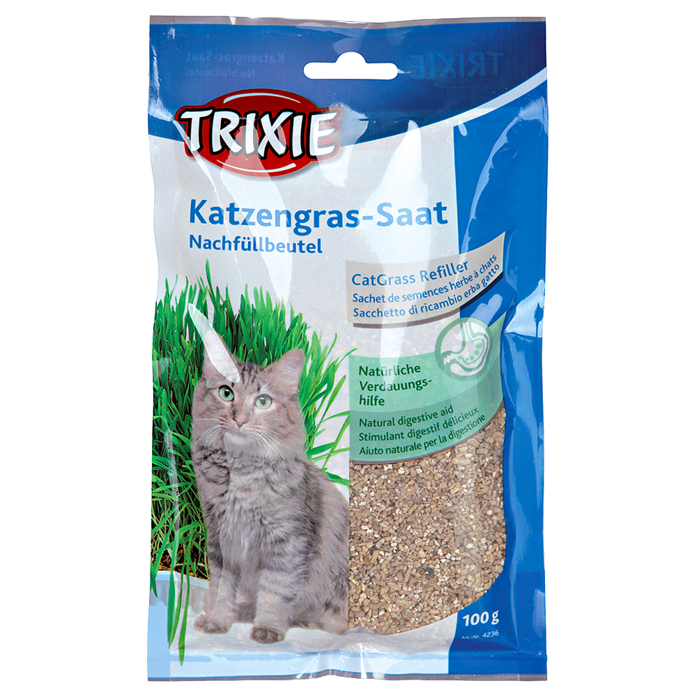 foto del prodotto erba gatta trixie in busta 100 g