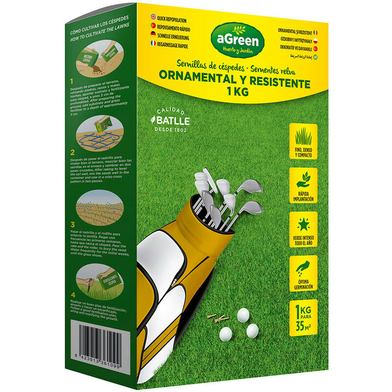 foto del prodotto erba ornamentale resistente 1kg fogliatura sottile e densit d accordo