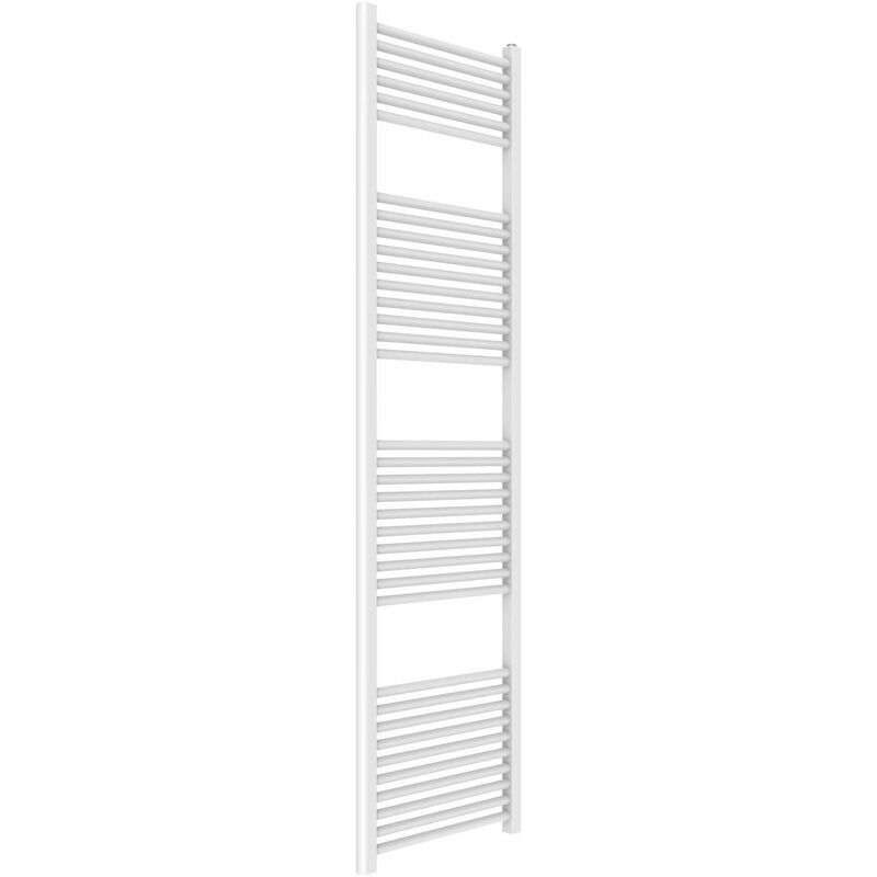 foto del prodotto ercos scaldasalviette idraulico termoarredo 180 x 50 cm colore bianco tekno astekf901005001800 l500 h1800 z450