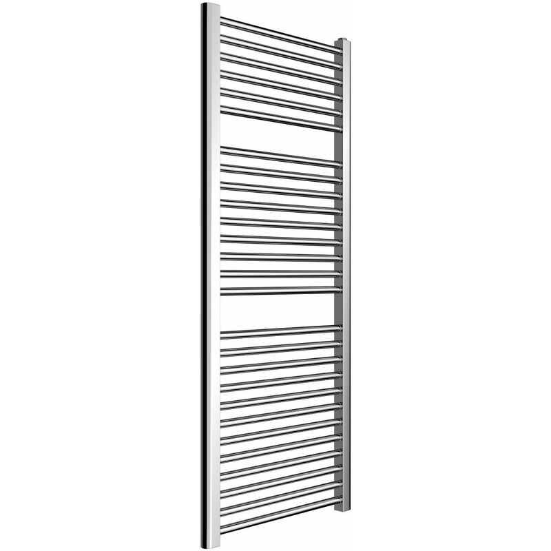 foto del prodotto ercos scaldasalviette idraulico termoarredo colore cromo 120 x 50 cm tekno astcrf930005001200 l500 h1200 z450
