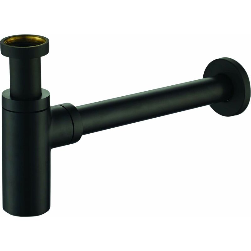foto del prodotto ercos sifone standard colore nero opaco modello tondo btscakvr40 nero opaco