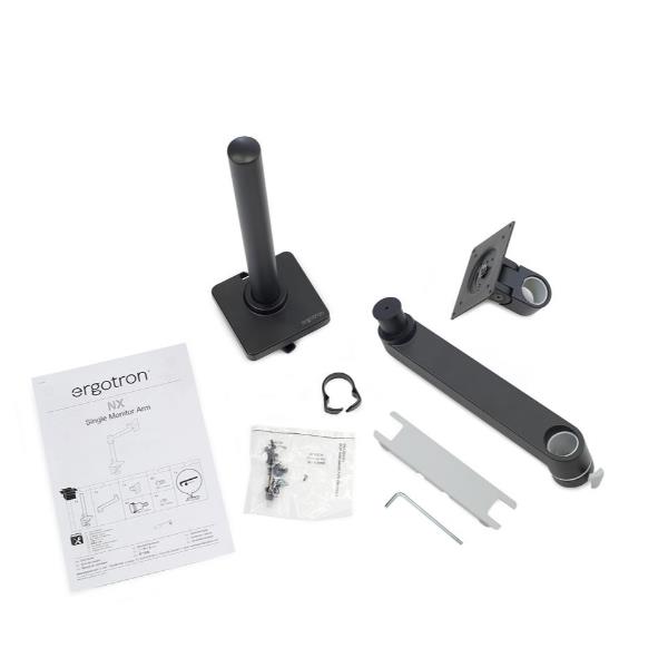 foto del prodotto ergotron nx monitor arm black