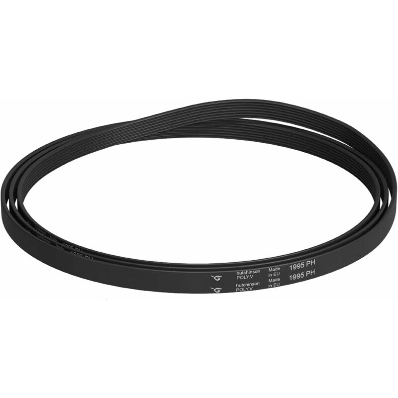 foto del prodotto ericambi cinghia 1995 ph7 per cestello asciugatrice 00650499 compatibile con bosch siemens gaggenau neff, dimensioni 1995x10 mm modelli