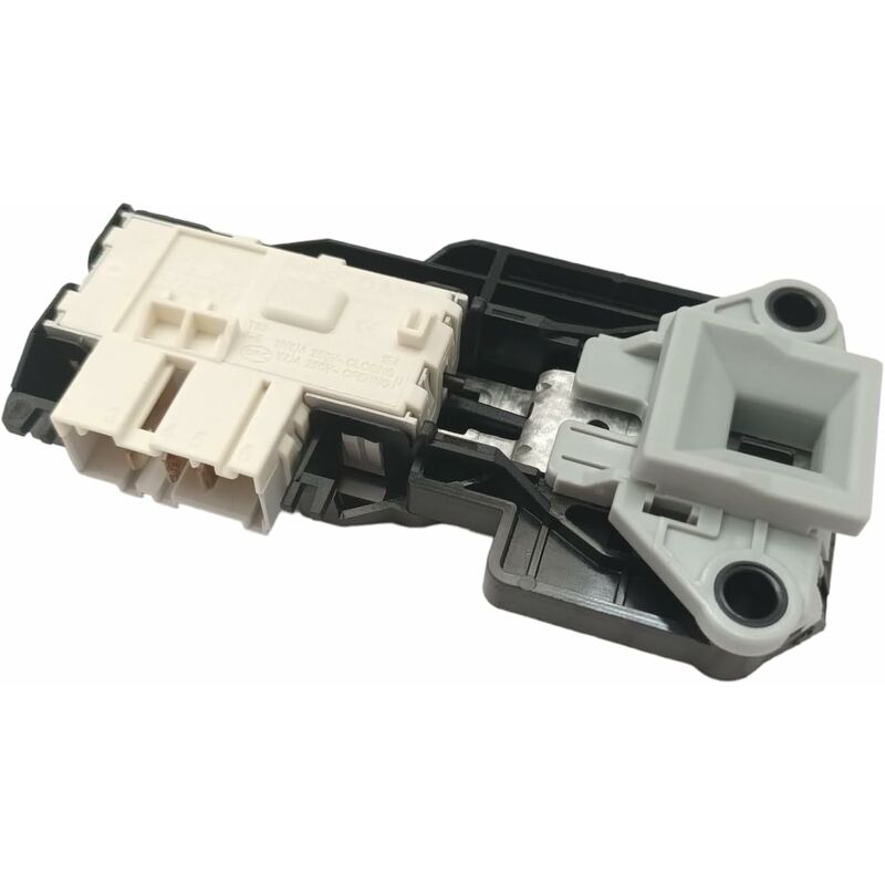 foto del prodotto ericambi elettroserratura blocco porta 3 contatti per sportello lavatrice, compatibile con rex electrolux zanussi aeg dimensioni l.p.h. 105x53x20