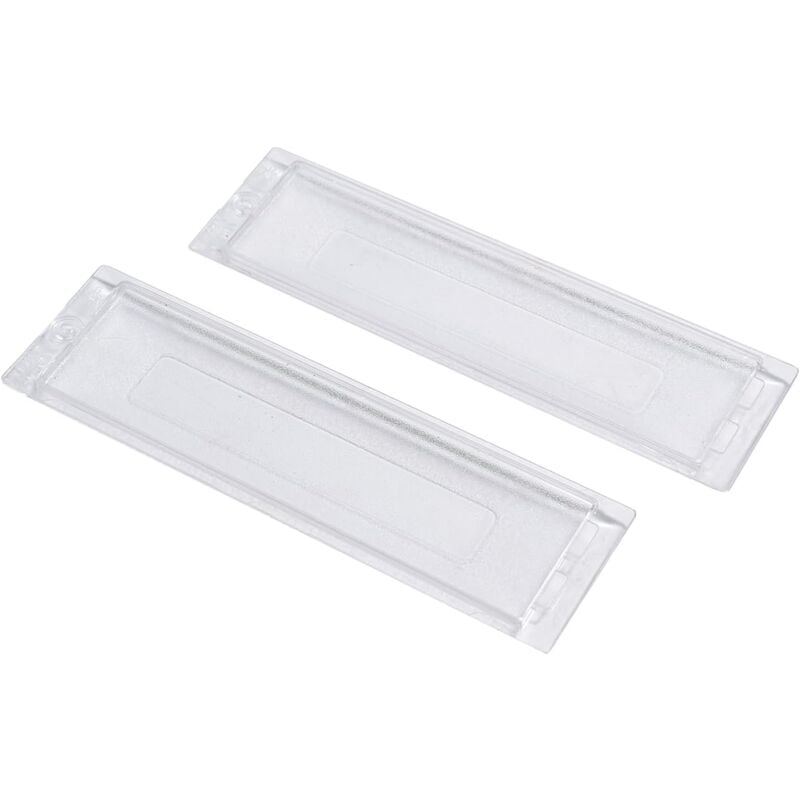 foto del prodotto ericambi , kit x2 pezzi plafoniera illuminazione diffusore cappa aspirante, compatibile con faber elica franke, dimensioni 178x50 mm ricambio