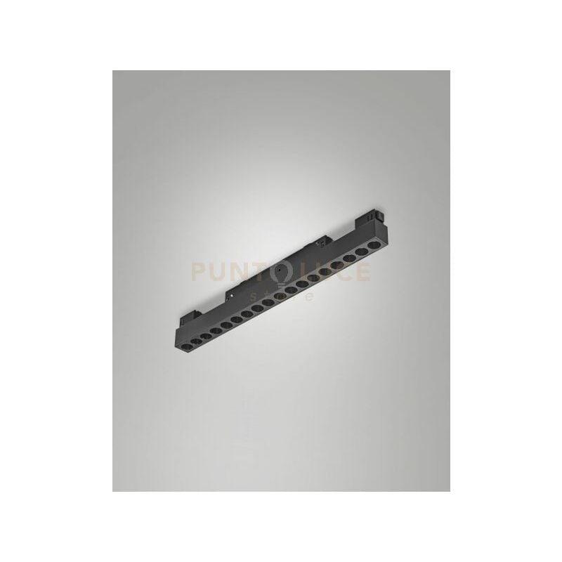 foto del prodotto ermes modulo lineare optics nero 2700k 24 14w 1360lm dimmerabile dali
