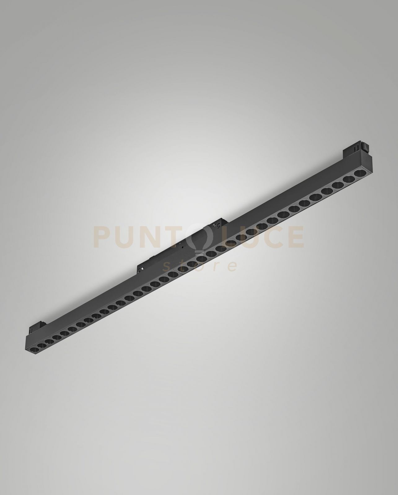 foto del prodotto ermes modulo lineare optics nero 3000k 24 28w 3012lm on off