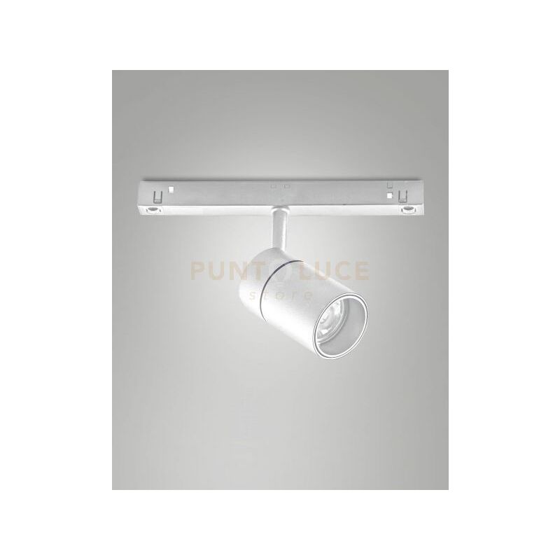 foto del prodotto ermes spot 48v bianco 3000k 815lm 10w per sistema binario 56 dimmerabile dali