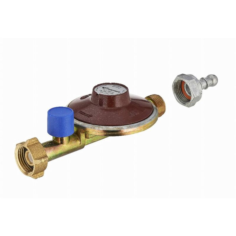 foto del prodotto erogatore butano con sicurezza 1.3 kg h noyon thiebault 28 mbar dado bottiglia maschio m20x150 con tettarella 5516 13tc1