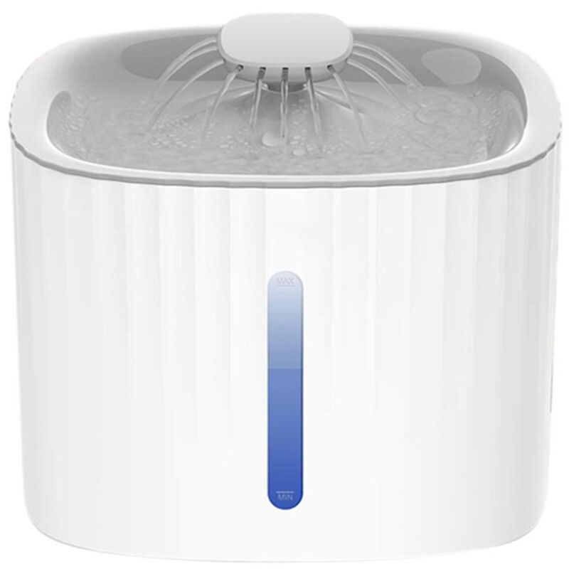 foto del prodotto erogatore d acqua per animali domestici, luce notturna a led erogatore automatico di acqua filtrata a circolazione d acqua, tipo led