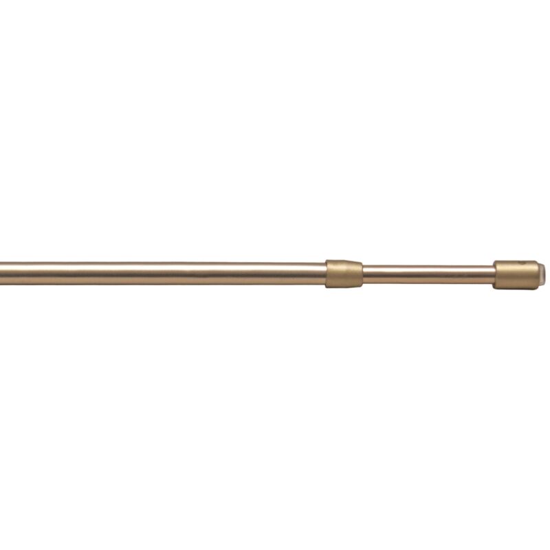 foto del prodotto errebi astina per tendine tonda colore ottone regolabile estensibile da 30 a 50 cm