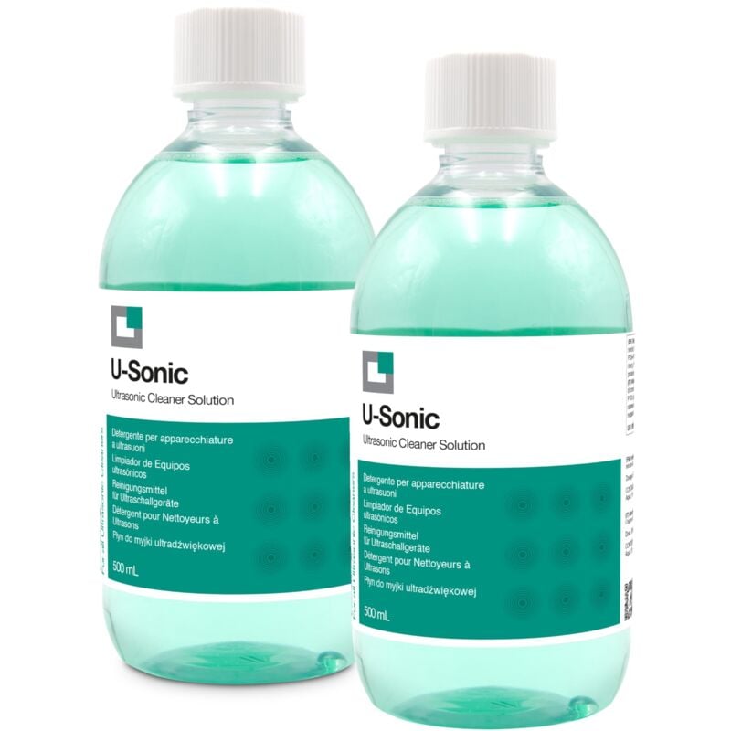 foto del prodotto errecom 2xu sonic, detergente concentrato per apparecchiature a ultrasuoni pulizia intensiva e delicata di gioielli, occhiali, apparecchi