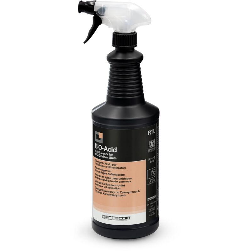foto del prodotto errecom bio acid, detergente acido per climatizzatori specifico per unit esterna, 1 l