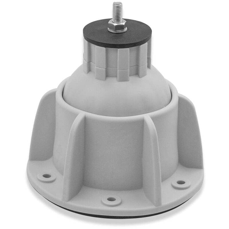 foto del prodotto errecom steady, supporto a pavimento regolabile per unit esterne climatizzatore, ral 9018 grigio