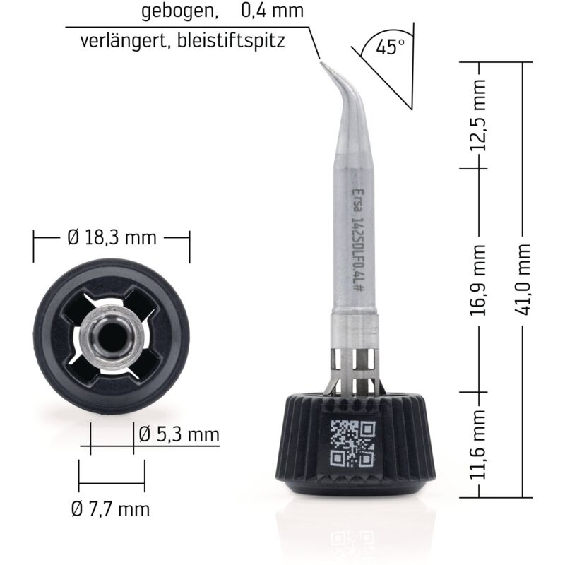foto del prodotto ersa panne souder pointe crayon b.0.4mm 0142sdlf04l sb