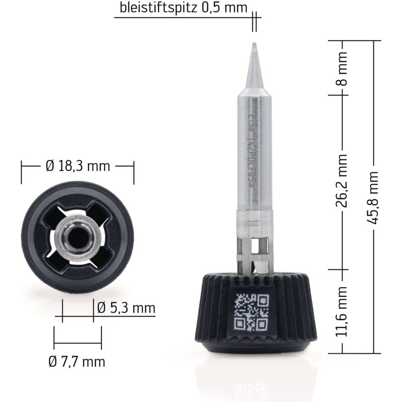 foto del prodotto ersa panne souder pointe crayon b.0.5mm 0142pdlf05 sb