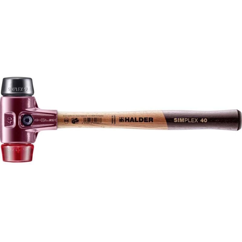 foto del prodotto erwin halder kg halder simplex 3026.040 mazzuola manico ergonomico, duro, medio duro 640 g 325 mm 1 pz.