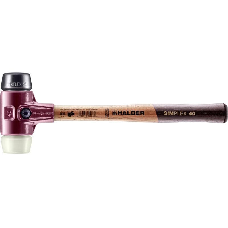 foto del prodotto erwin halder kg halder simplex 3028.040 mazzuola manico ergonomico, duro, medio duro 650 g 325 mm 1 pz.