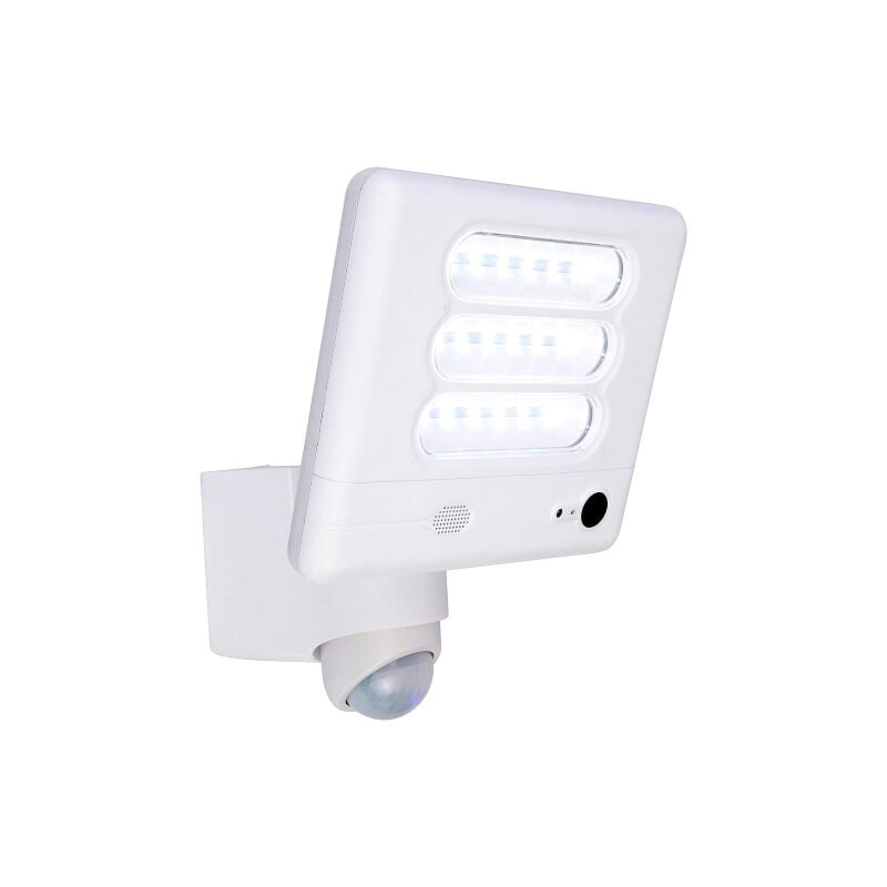 foto del prodotto esa luce di sicurezza a led con telecamera 25 w, bianco, 20 x 17 cm lutec