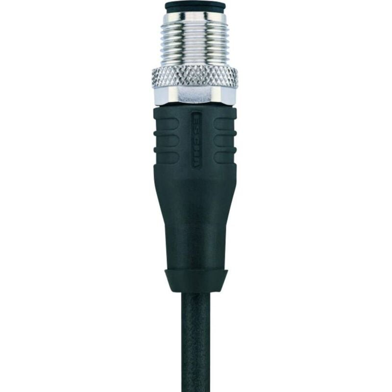 foto del prodotto escha 8047008 connettore confezionato per sensore o attuatore m12 spina dritta 5.00 m numero di poli 12 1 pz.