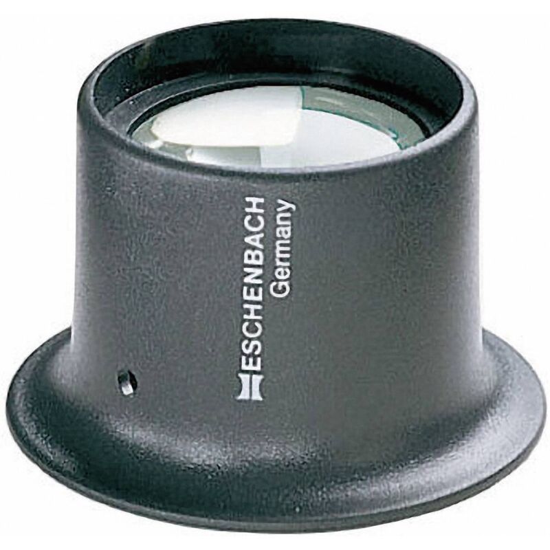 foto del prodotto eschenbach 1124110 lente d ingrandimento per orologiaio ingrandimenti 10 x lente 25 mm antracite