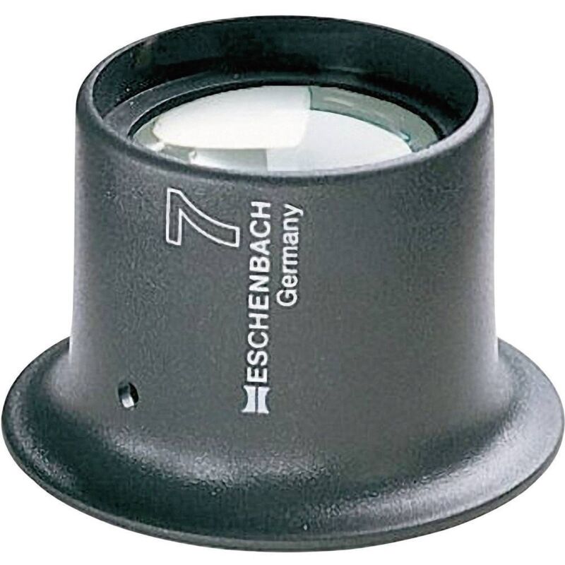 foto del prodotto eschenbach 11247 lente d ingrandimento per orologiaio ingrandimenti 7 x lente 25 mm antracite