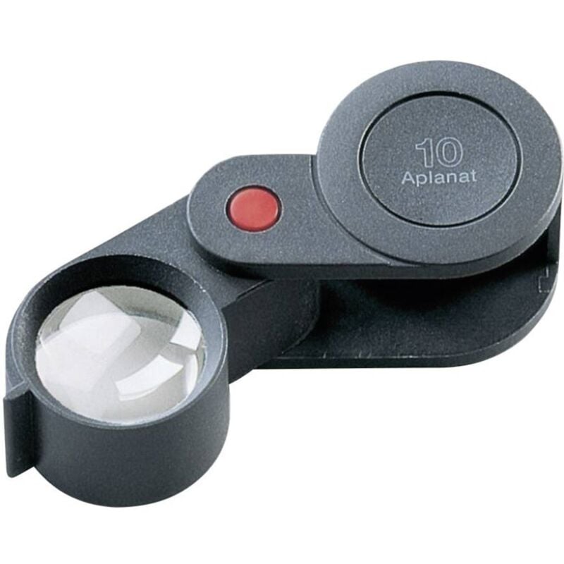 foto del prodotto eschenbach 118210 lente d ingrandimento pieghevole ingrandimenti 10 x lente 23 mm nero