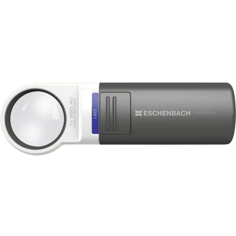 foto del prodotto eschenbach 151141 lente d ingrandimento portatile con illuminazione led ingrandimenti 4 x lente 60 mm