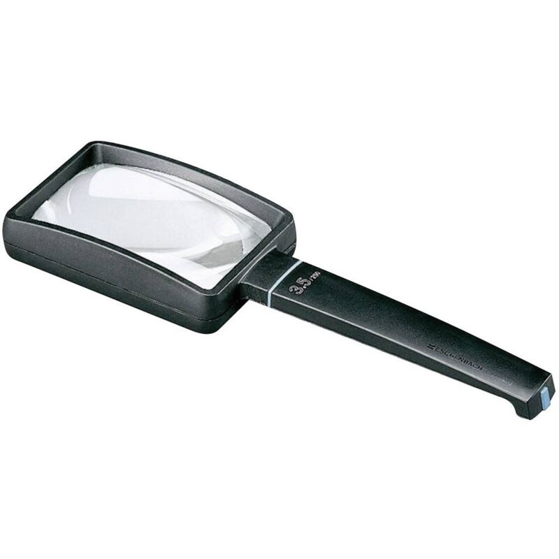 foto del prodotto eschenbach 2655750 lente d ingrandimento portatile ingrandimenti 3.5 x lente l x l 75 mm x 50 mm nero