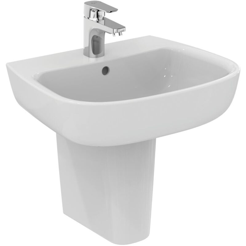 foto del prodotto esedra lavabo 1foro 55x44 bianco codice prod t279901 ideal standard