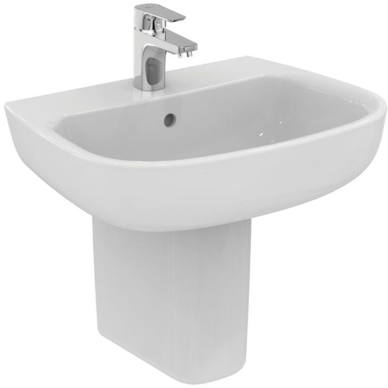foto del prodotto esedra lavabo 1foro 60x46 beu codice prod t279801 ideal standard