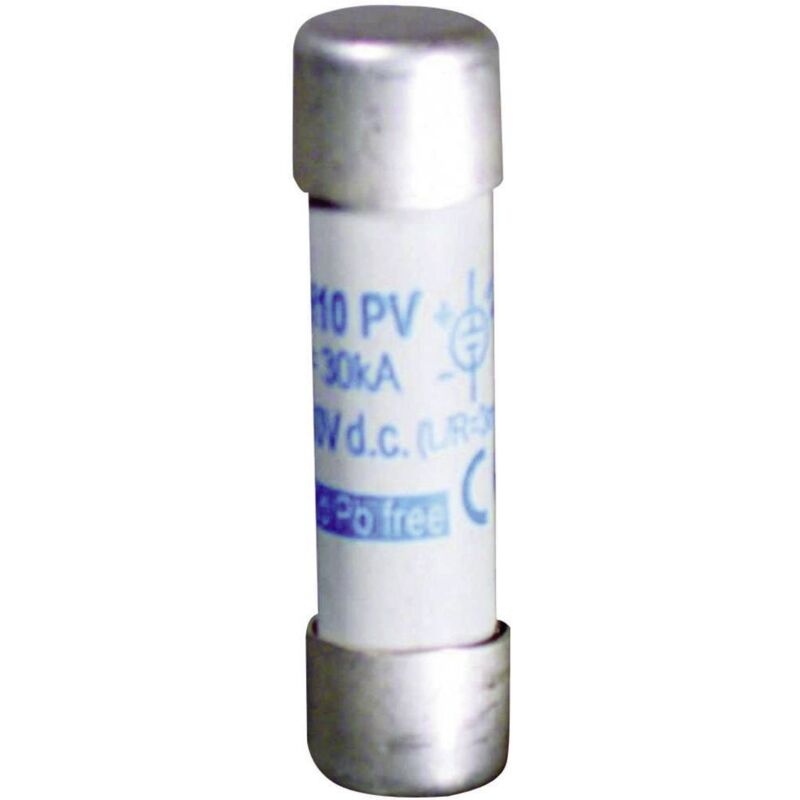 foto del prodotto eska - 1038727 rapido fusibile per fotovoltaico (ø x l) 10.3 mm x 38 mm 10 a 1000 v/dc rapido 1 pz.
