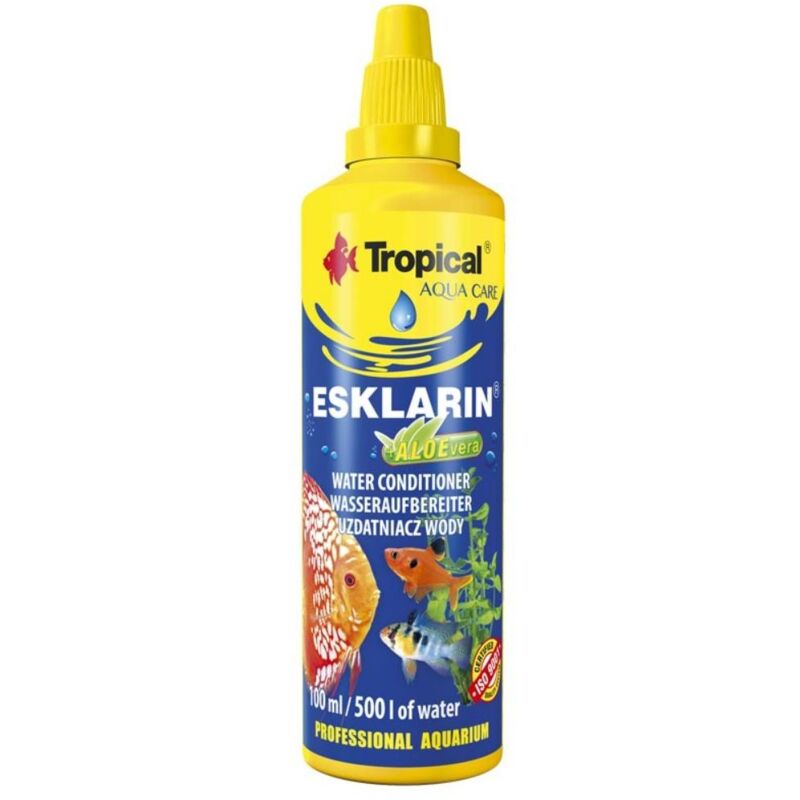 foto del prodotto esklarin biocondizionatore per acqua dolce formato 100 ml tropical