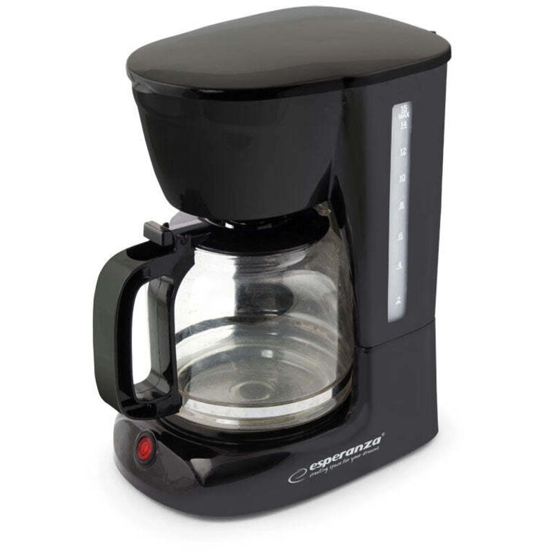 foto del prodotto esperanza caffettiera superautomatica ekc005 nero 950 w 1,8 l