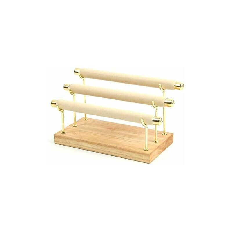 foto del prodotto espositore per gioielli in legno supporto per anelli espositori a t espositori per caviglie espositore per gioielli imballaggio strumento per