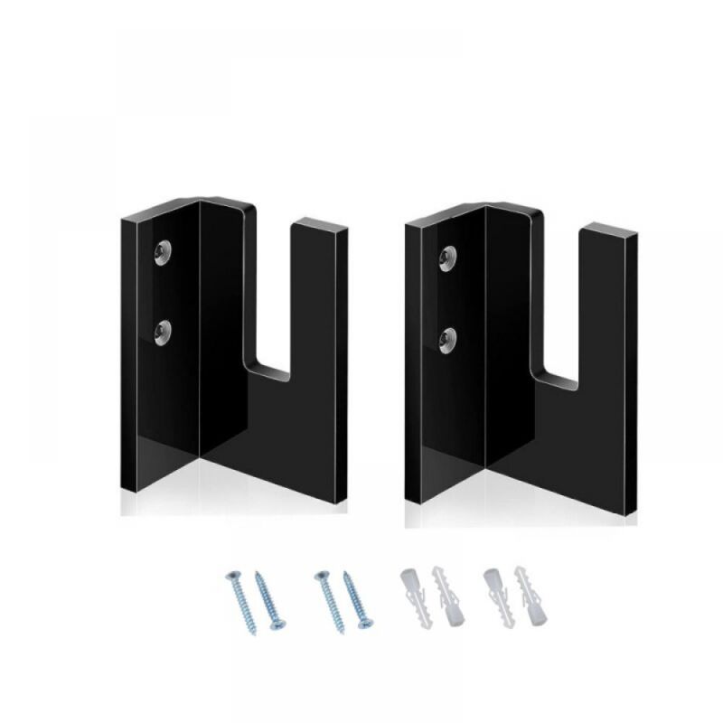 foto del prodotto espositore portasci in acrilico nero per 2 sci un must per gli appassionati di sport, deposito sci interno per camera da letto, casa, negozio,
