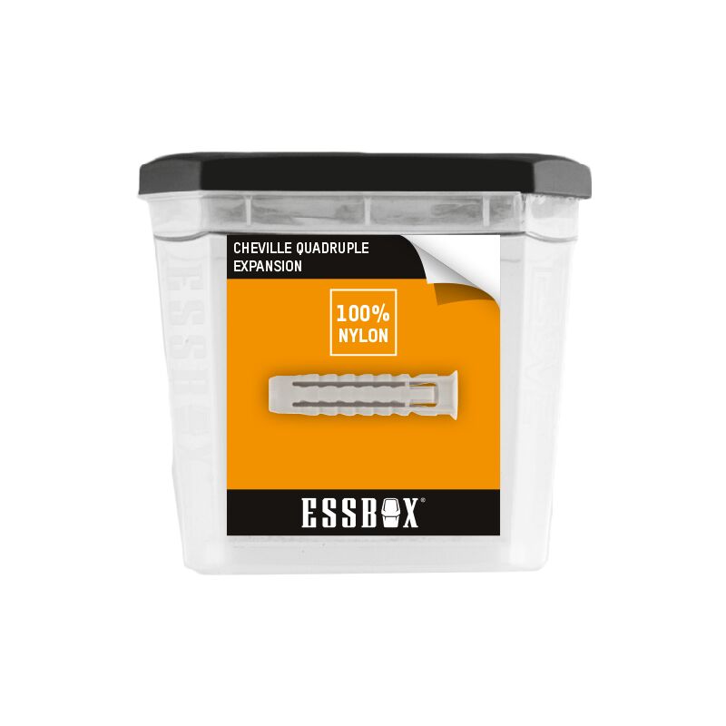 foto del prodotto essbox scell it tappo in nylon galassia 6 mm x 30 mm confezione da 100 ex 91011406