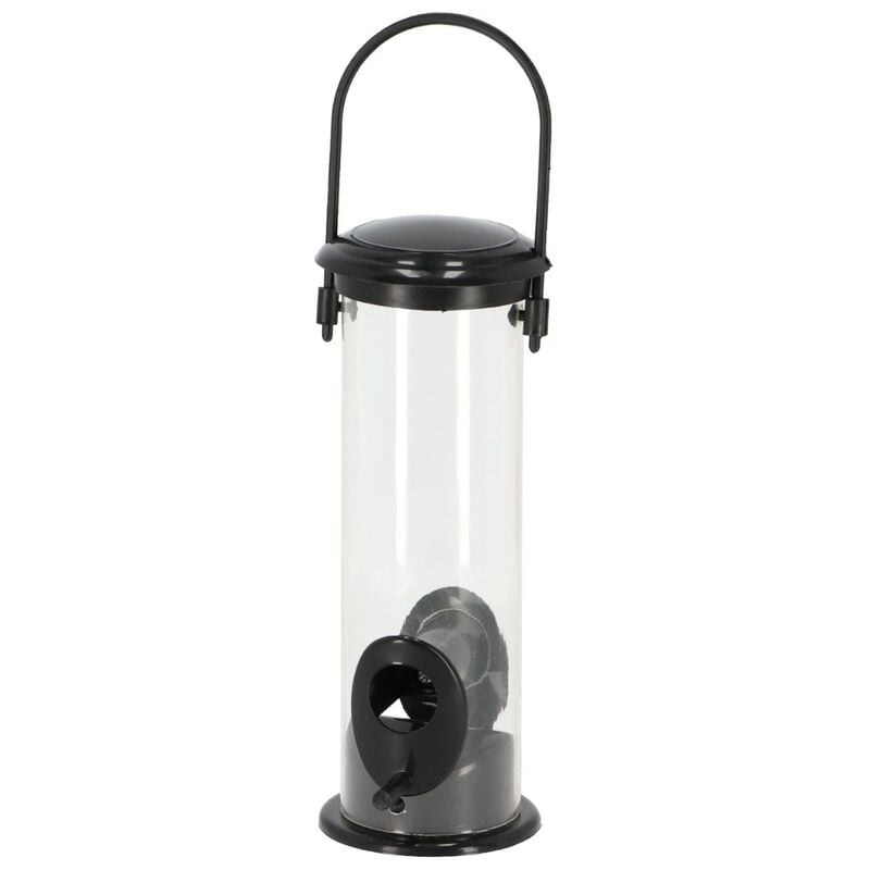 foto del prodotto esschert design dispenser mangime con doppia apertura appendibile per uccellini selvatici