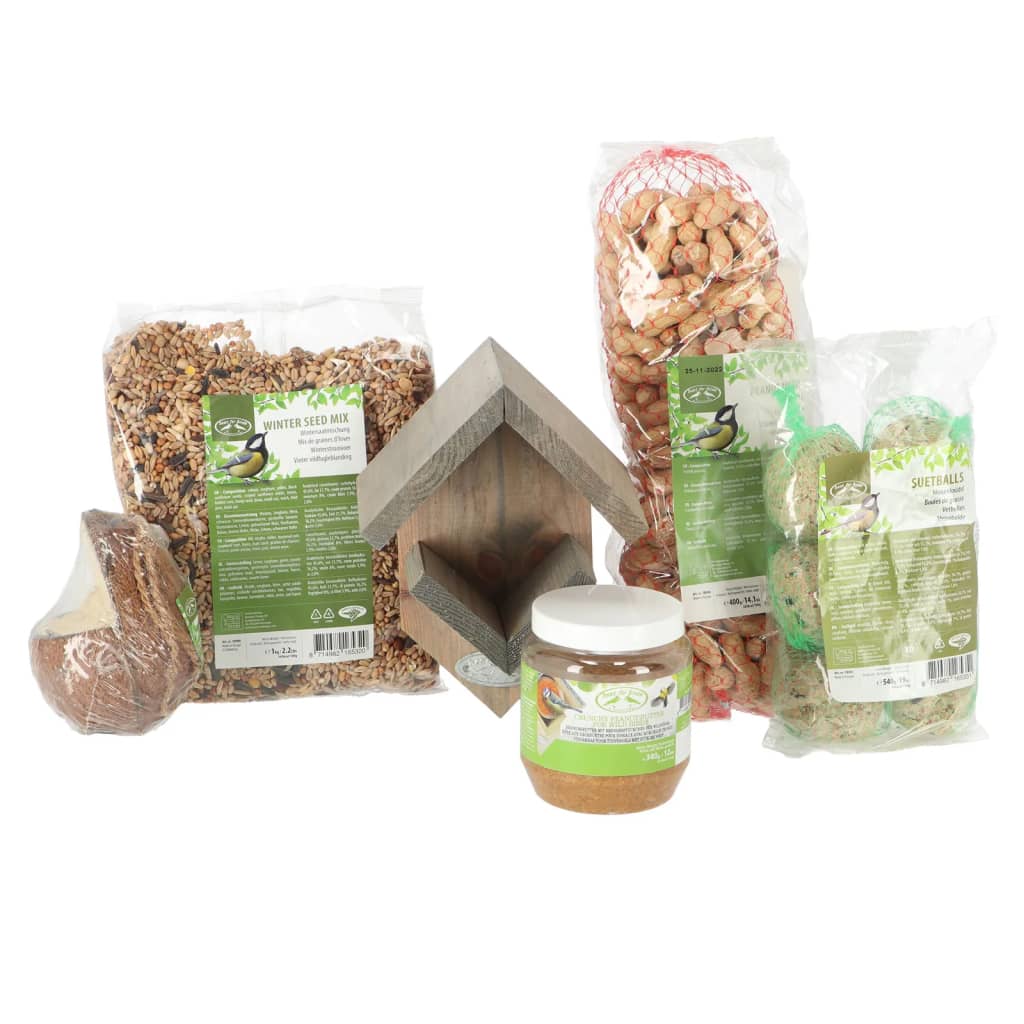 foto del prodotto esschert design set completo di mangiatoie per uccelli l