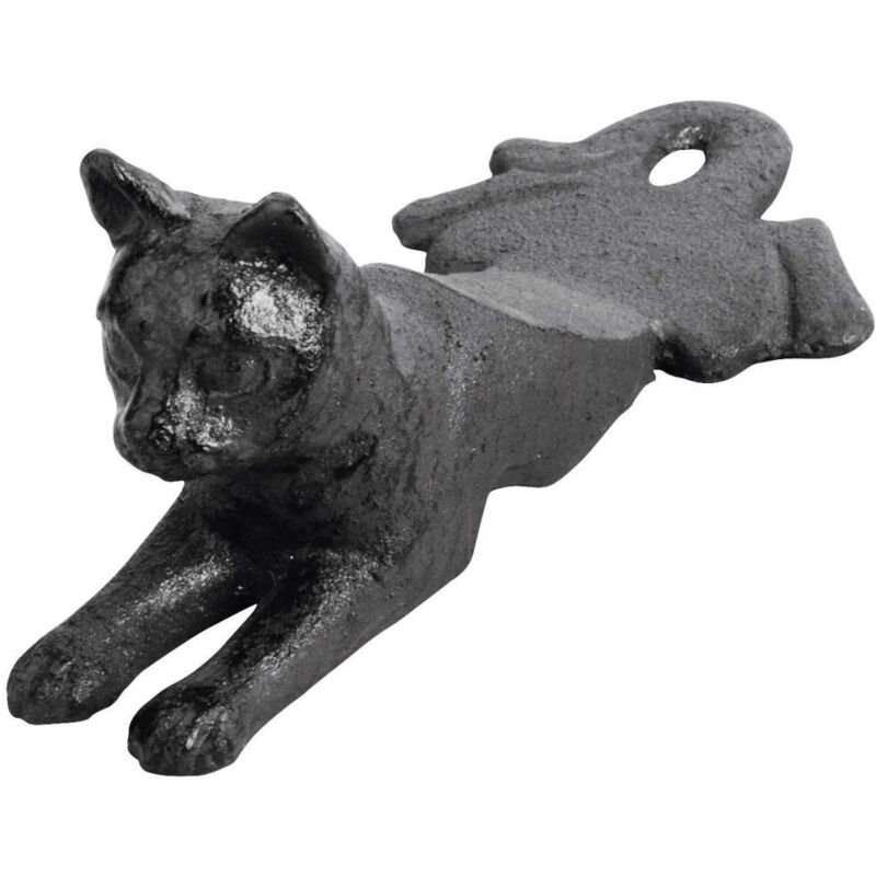 foto del prodotto esschert lh130 fermaporta in ghisa, a forma di gatto, 8 x 17 x 7 cm
